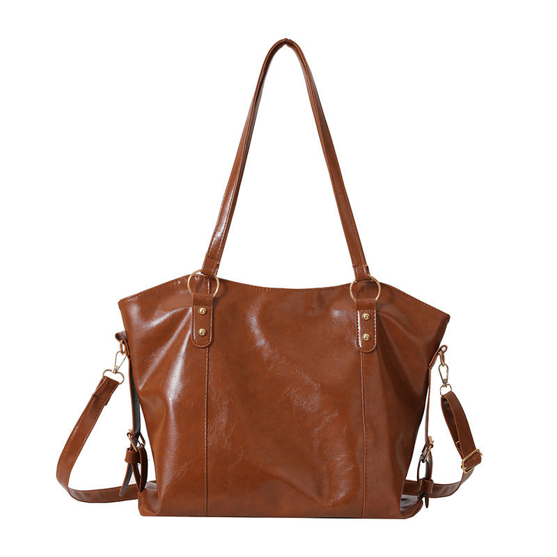 Sac à Épaule Rétro Femme – Grande Capacité & Élégance Vintage