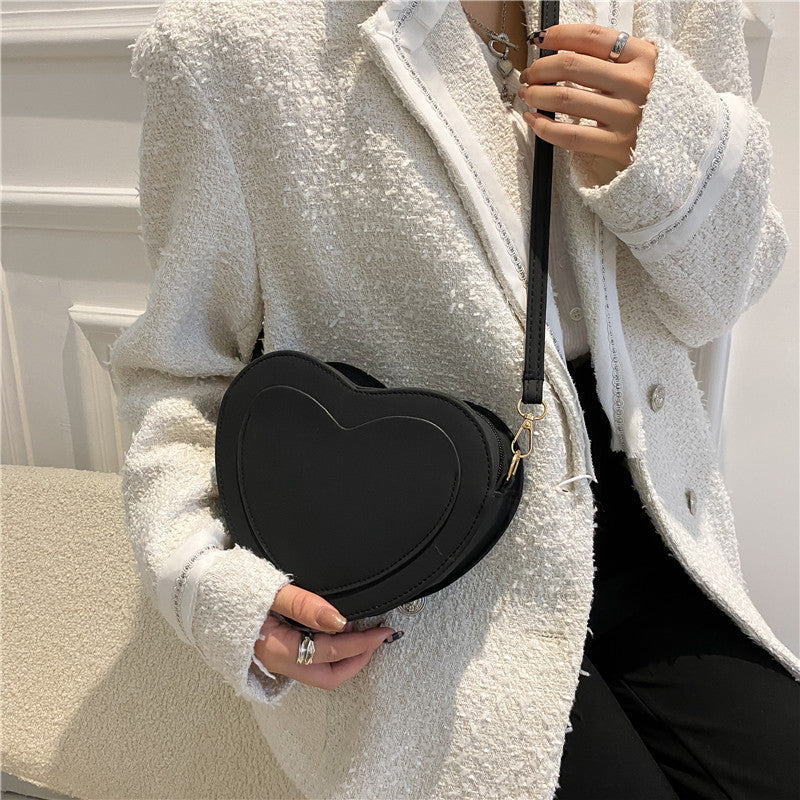 Sac en forme de cœur pour femme – Cuir PU tendance