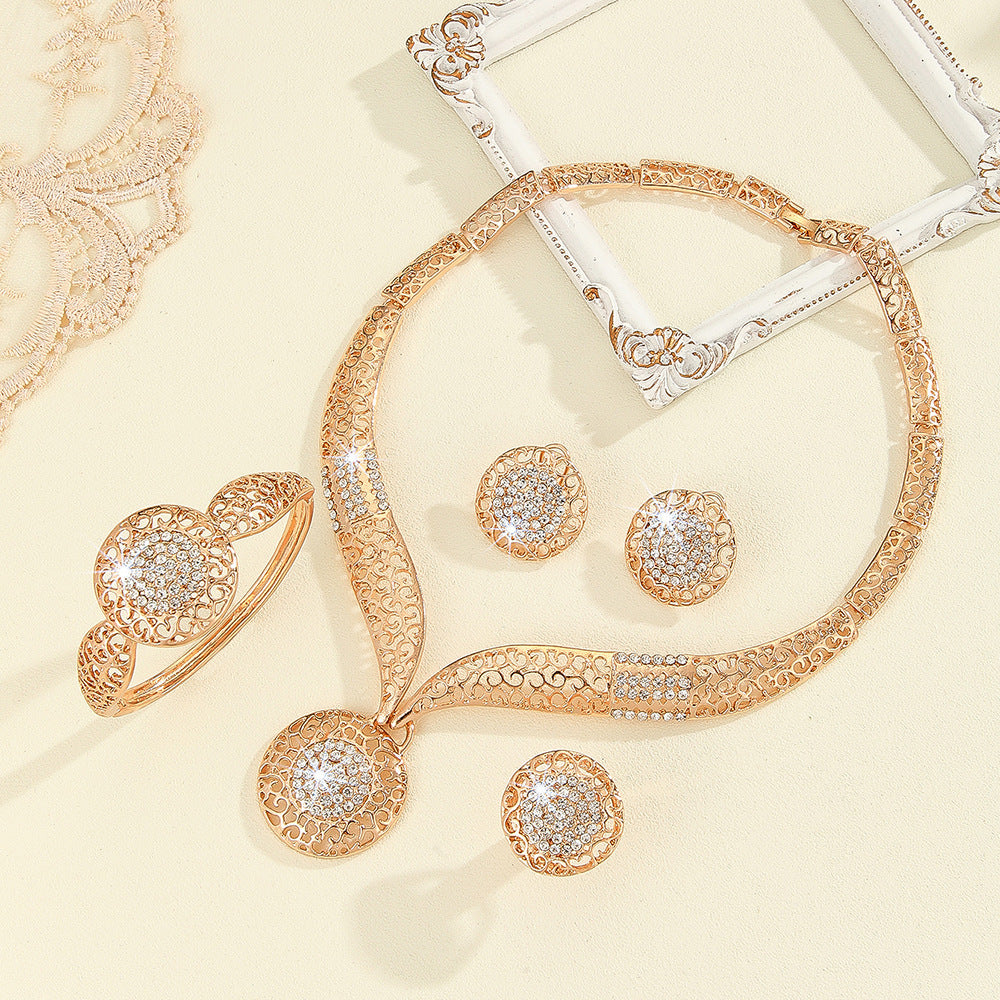 Parure Bijoux Femme 4 Pièces Strass