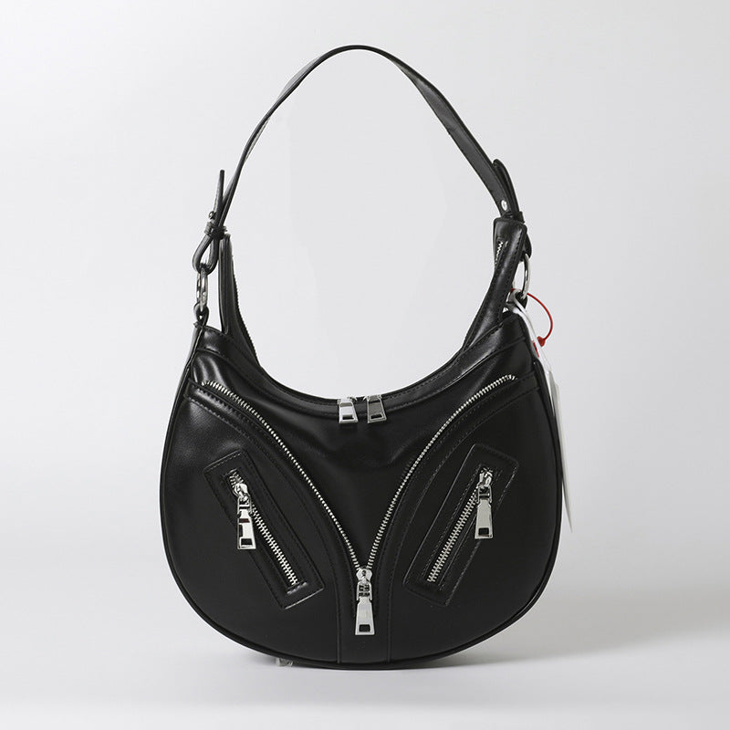 Sac selenodon cuir souple vue face