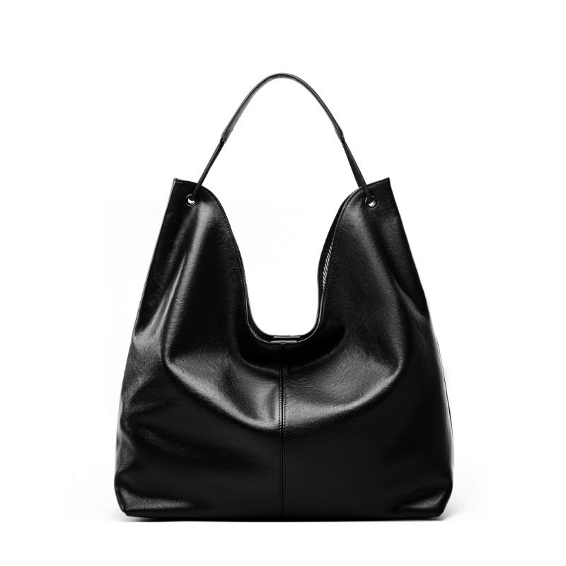 Sac Cabas Cuir Véritable Femme - Grand Sac à Main Travail
