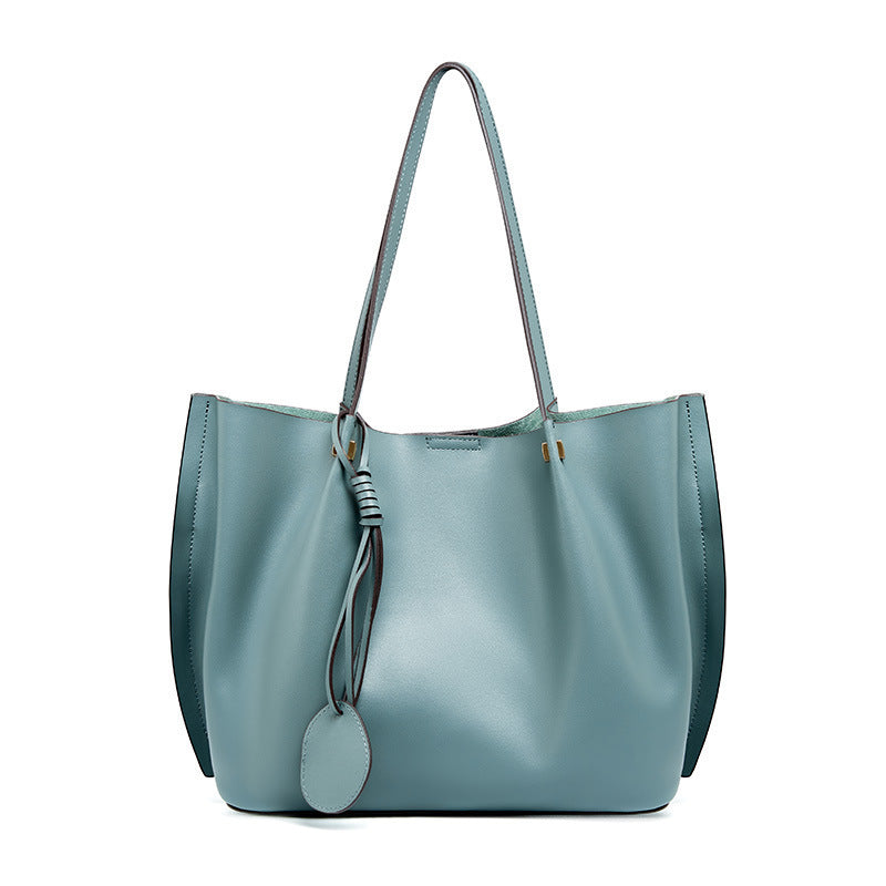 Sac de Cours Femme Élégant – Tote Bag Grande Capacité en Cuir