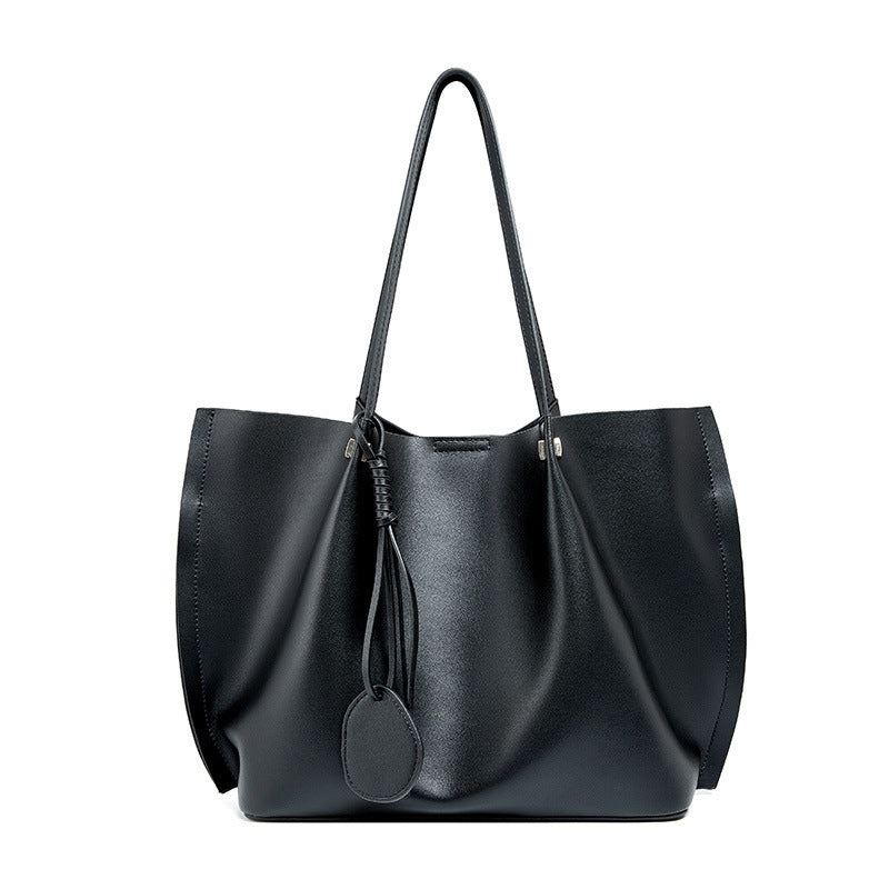 Sac de Cours Femme Élégant – Tote Bag Grande Capacité en Cuir