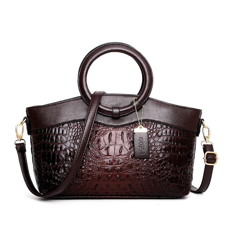 Sac à Main Femme Luxe Cuir Effet Croco