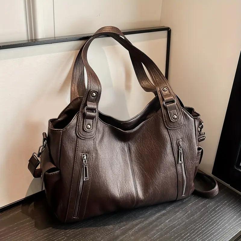 Sac Bandoulière Femme Rétro – Grande Capacité