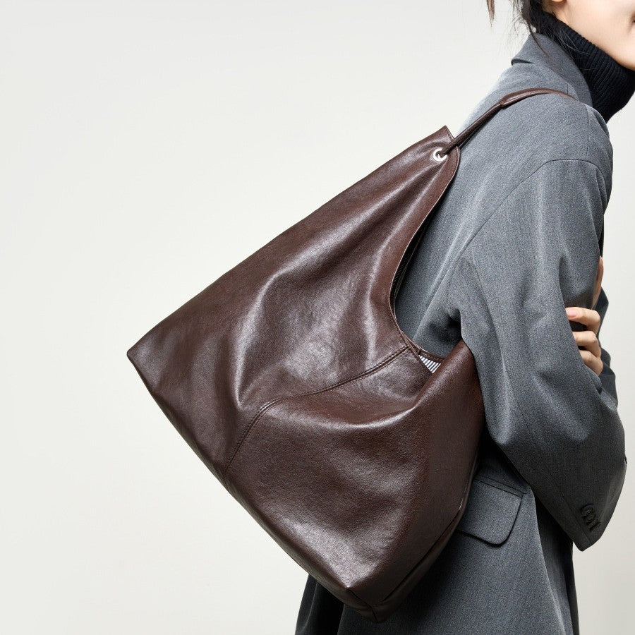 Sac Cabas Cuir Véritable Femme - Grand Sac à Main Travail