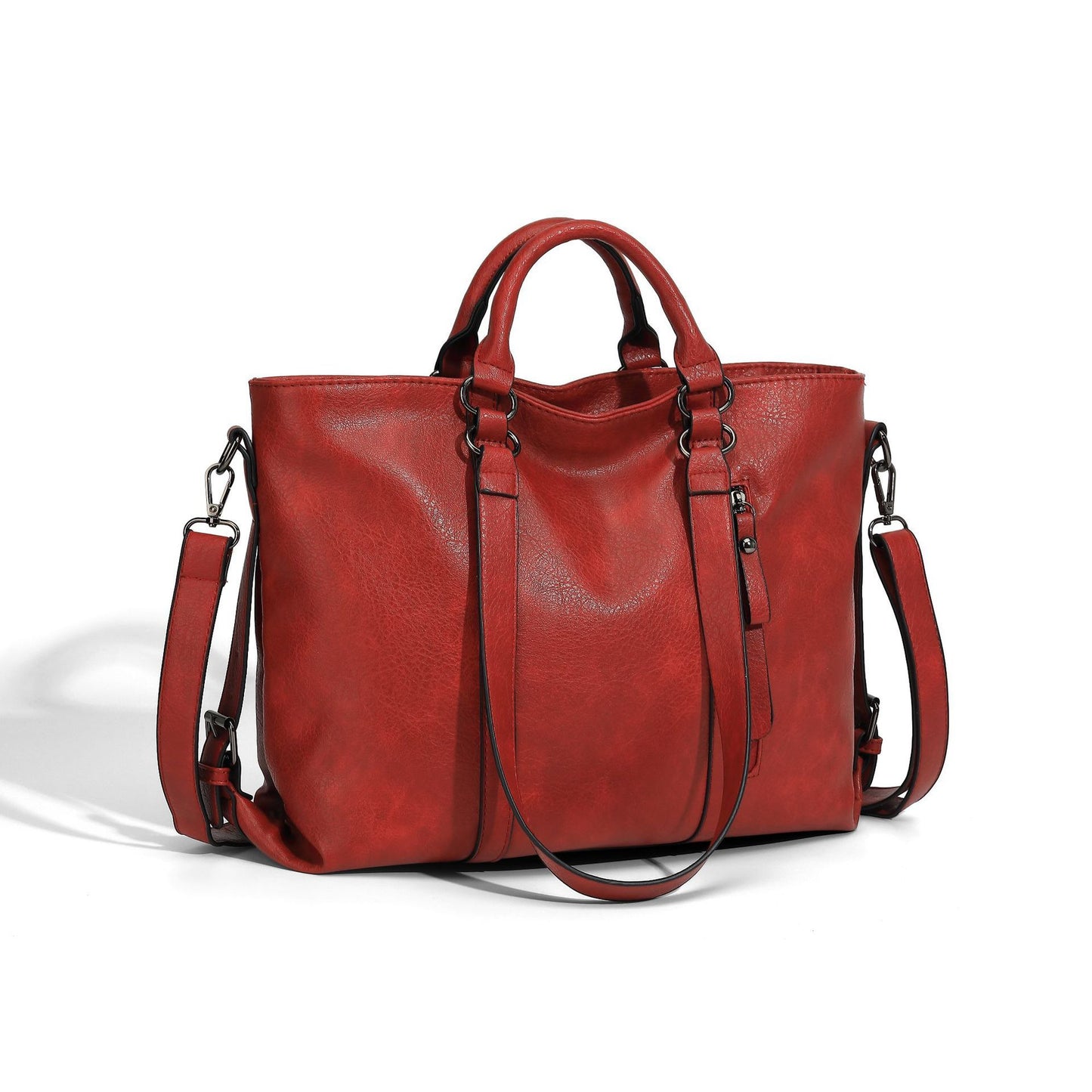 Sac Tote grande capacité en cuir souple – bandoulière simple