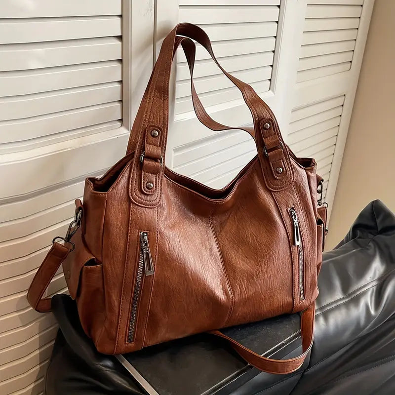 Sac Bandoulière Femme Rétro – Grande Capacité