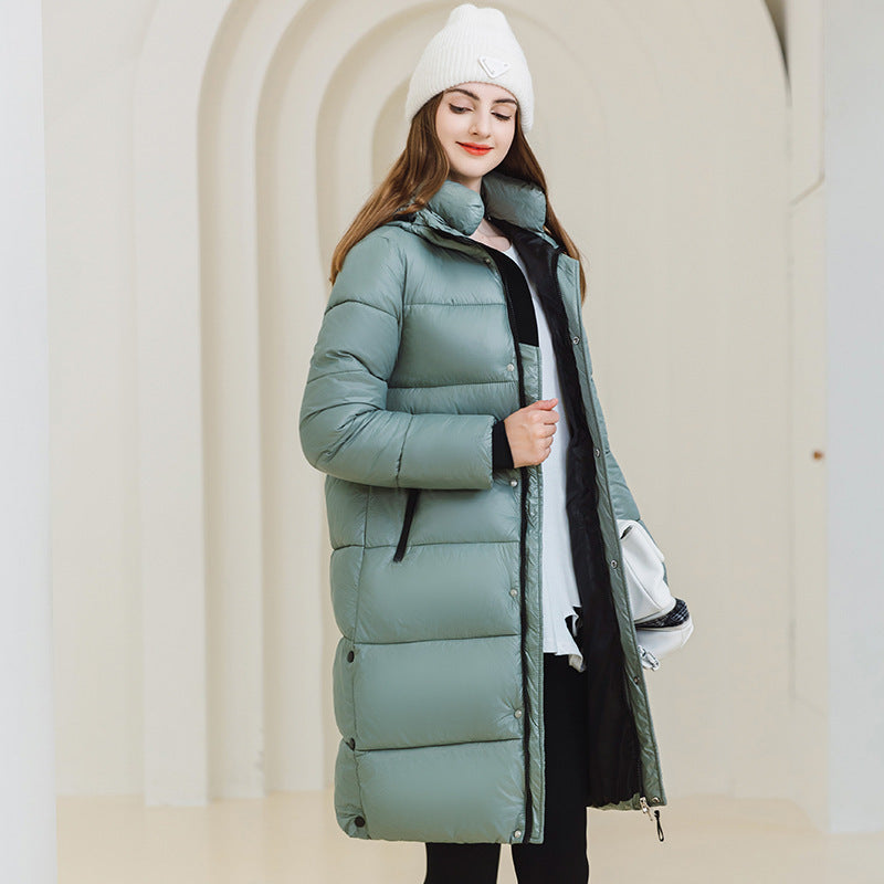 Manteau d'Hiver Long à Capuche - Élégance et Chaleur Assurées - Vogalia