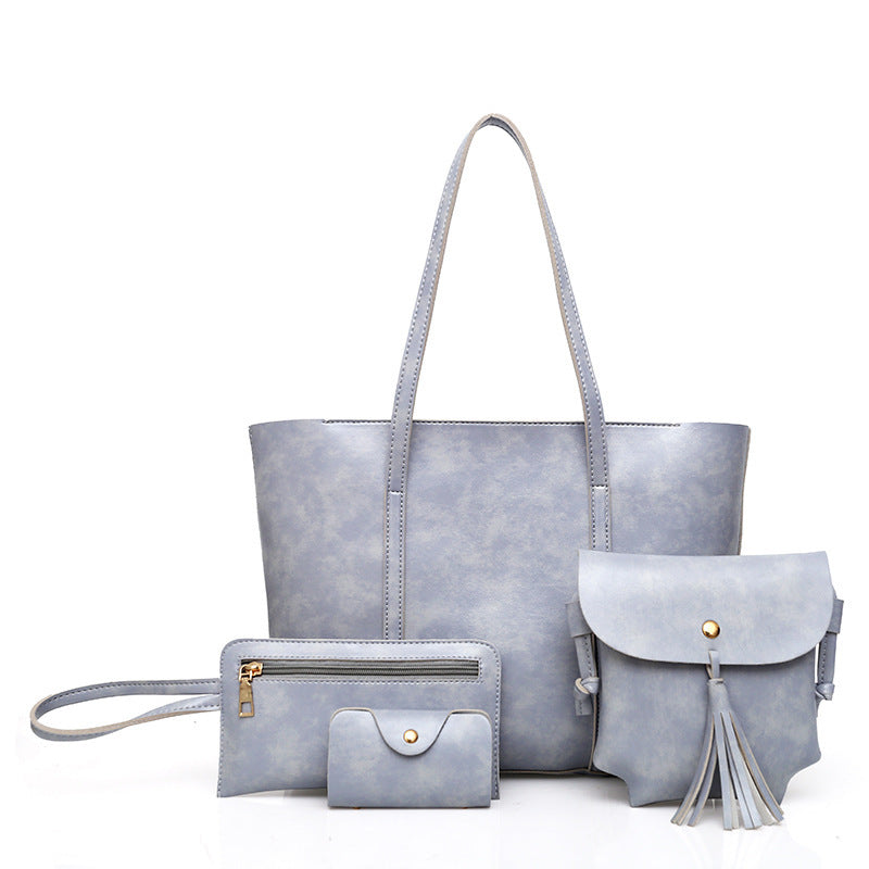 Pack Promo – Sac à main femme 4 pièces + Parure Bijoux