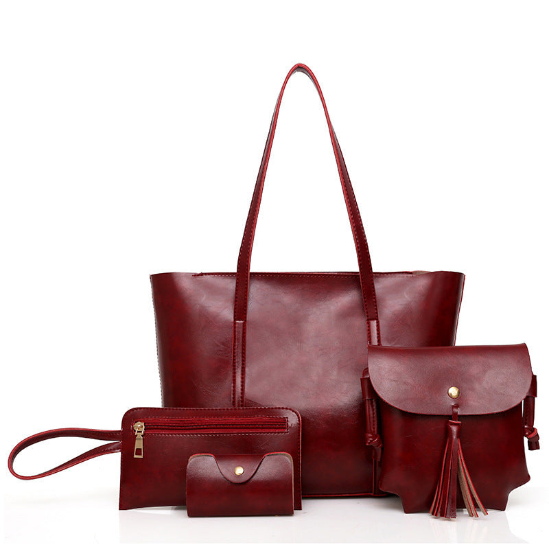 Pack Promo – Sac à main femme 4 pièces + Parure Bijoux