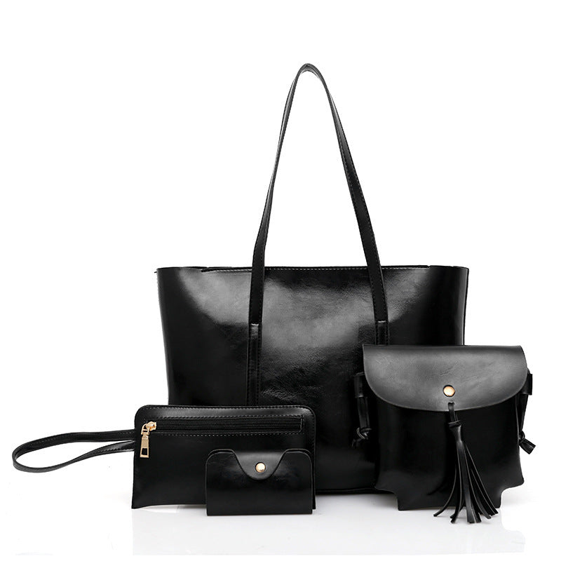 Pack Promo – Sac à main femme 4 pièces + Parure Bijoux
