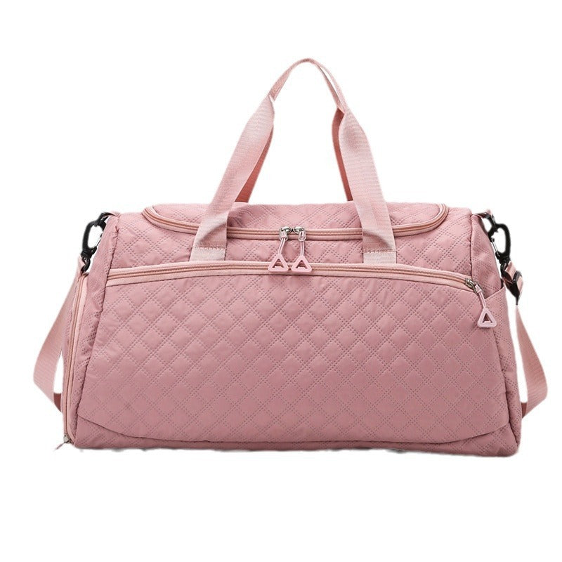 Sac à bagages en tissu Oxford imperméable de voyage de grande capacité Rhombus - Vogalia