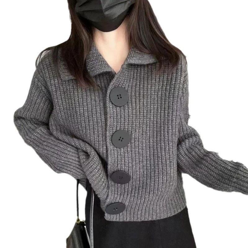 Cardigan femme en cachemire – col V, manches longues