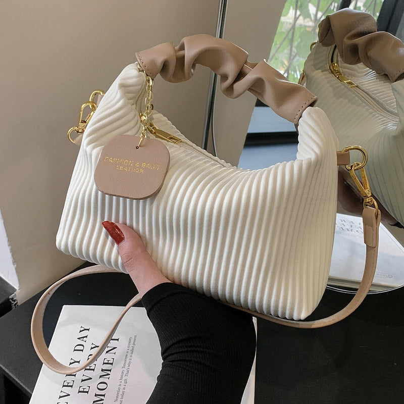 Sac à Main Femme Rayé Vertical Cuir PU