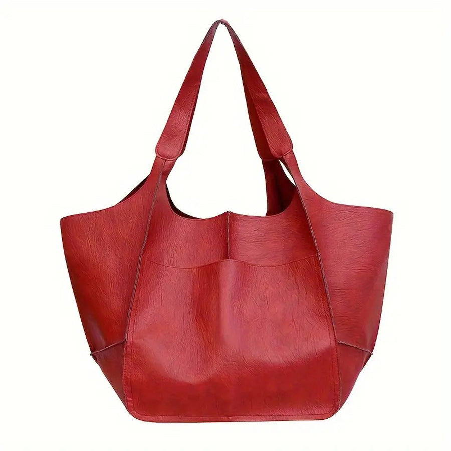 Vogalia Sac à main de grande capacité en cuir souple