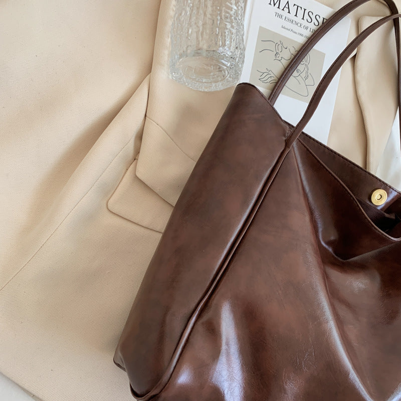 Sac seau portable à la mode rétro décontracté pour femme - Vogalia