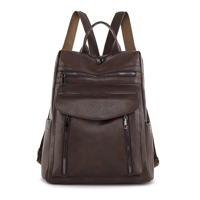 Sac à dos rétro en PU pour femmes - Élégance et style à porter au quotidien - Vogalia