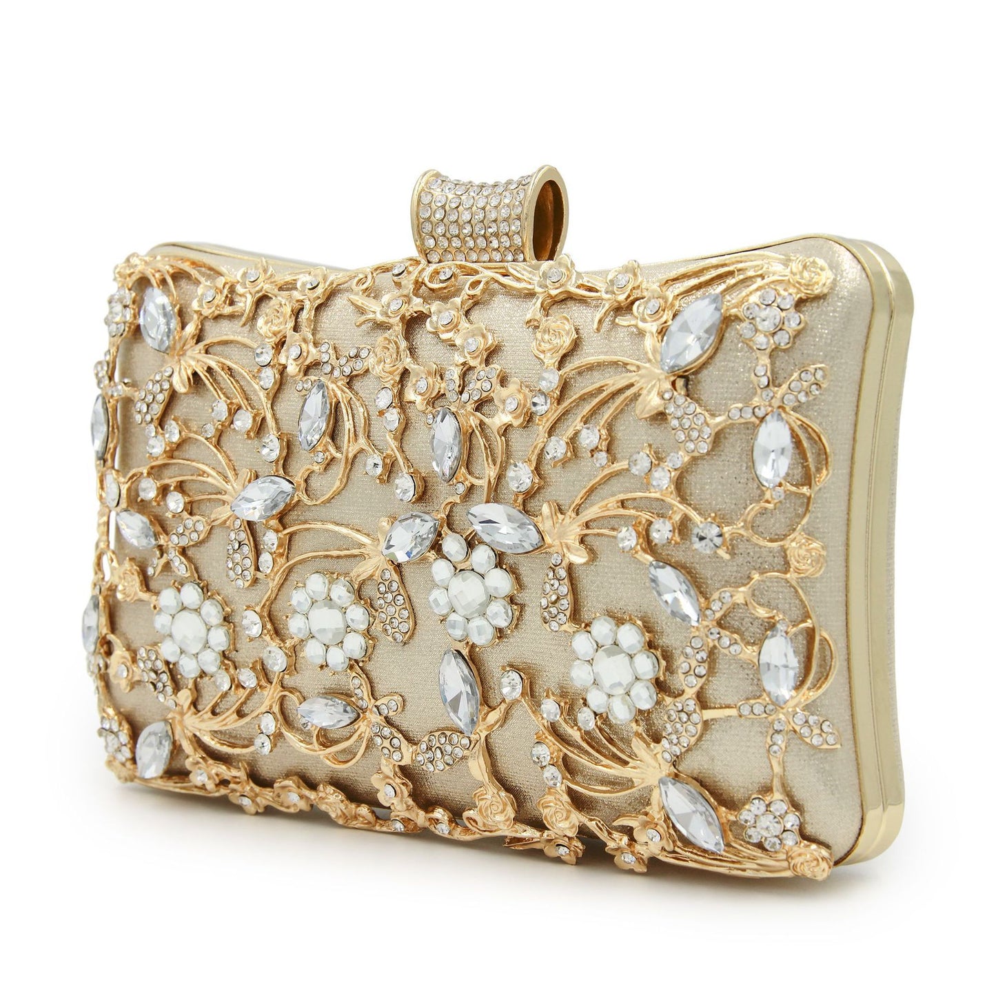 Pochette soirée cheongsam vue profil