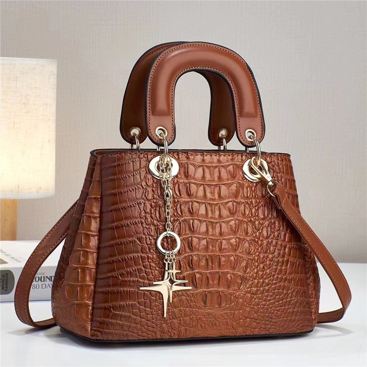 Vogalia Sac à main femme élégant en cuir PU