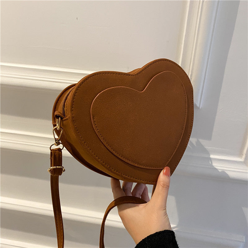 Sac en forme de cœur pour femme – Cuir PU tendance