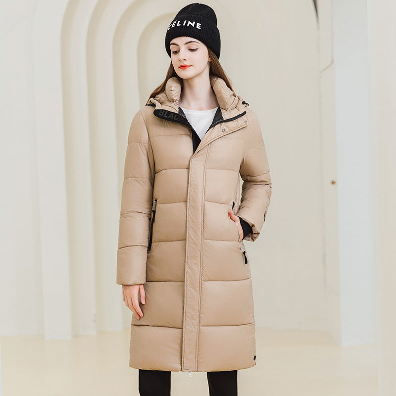 Manteau d'Hiver Long à Capuche - Élégance et Chaleur Assurées - Vogalia