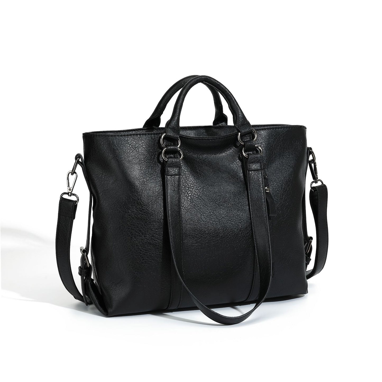 Sac Tote grande capacité en cuir souple – bandoulière simple
