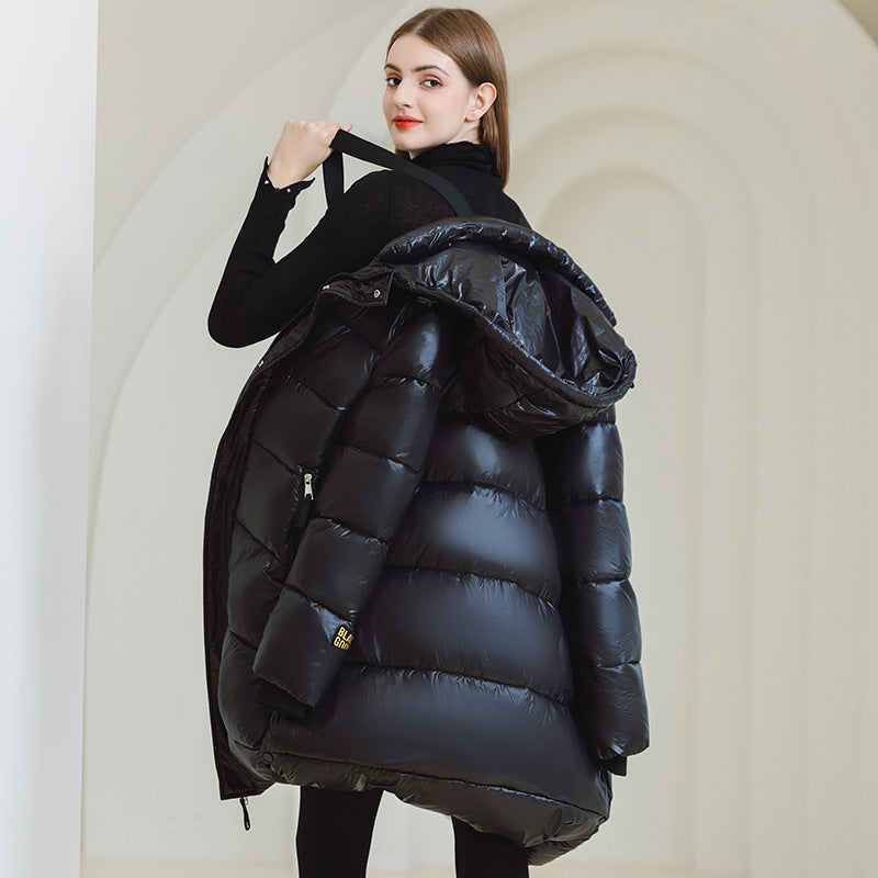 Manteau d'Hiver Long à Capuche - Élégance et Chaleur Assurées - Vogalia
