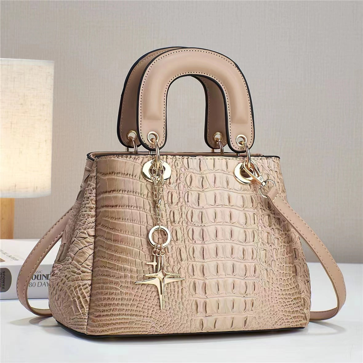 Vogalia Sac à main femme élégant en cuir PU