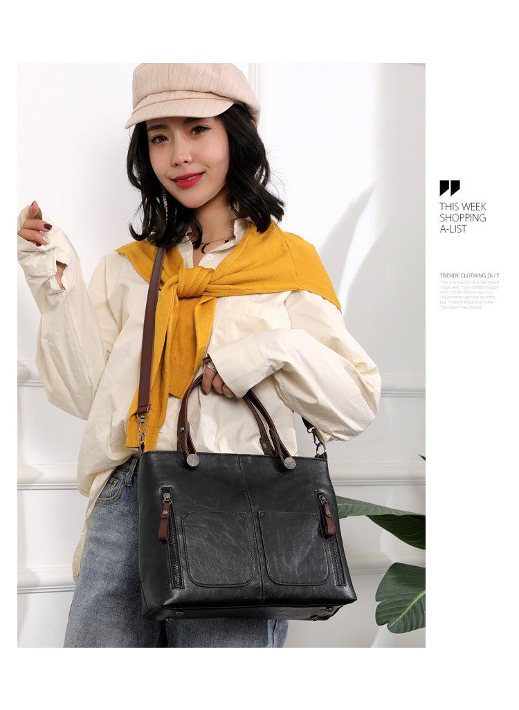 Sac bandoulière femme en cuir PU – Élégant et pratique