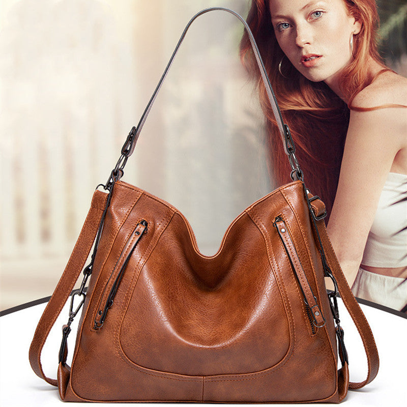 Grand Sac Rétro Femme - Cabas Vintage Grande Capacité
