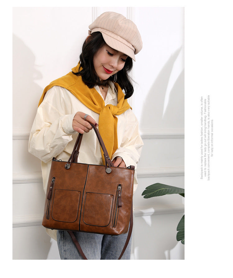 Sac bandoulière femme en cuir PU – Élégant et pratique