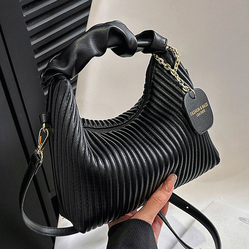 Sac à Main Femme Rayé Vertical Cuir PU