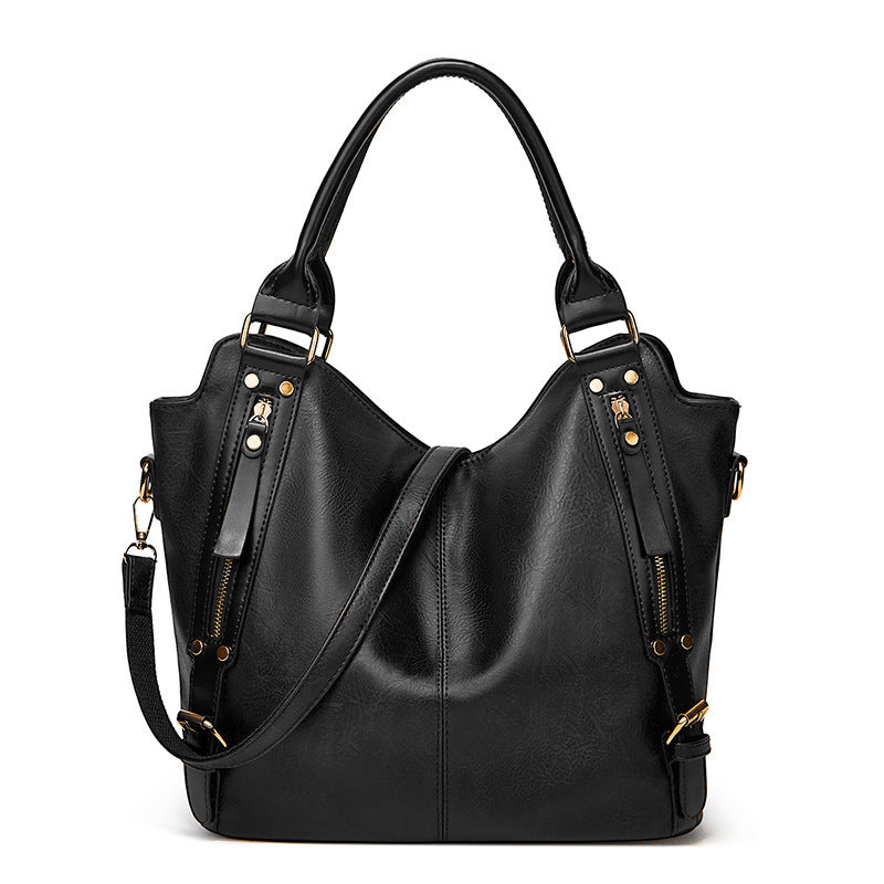 Sac à Main Femme Grande Capacité Cuir Huilé