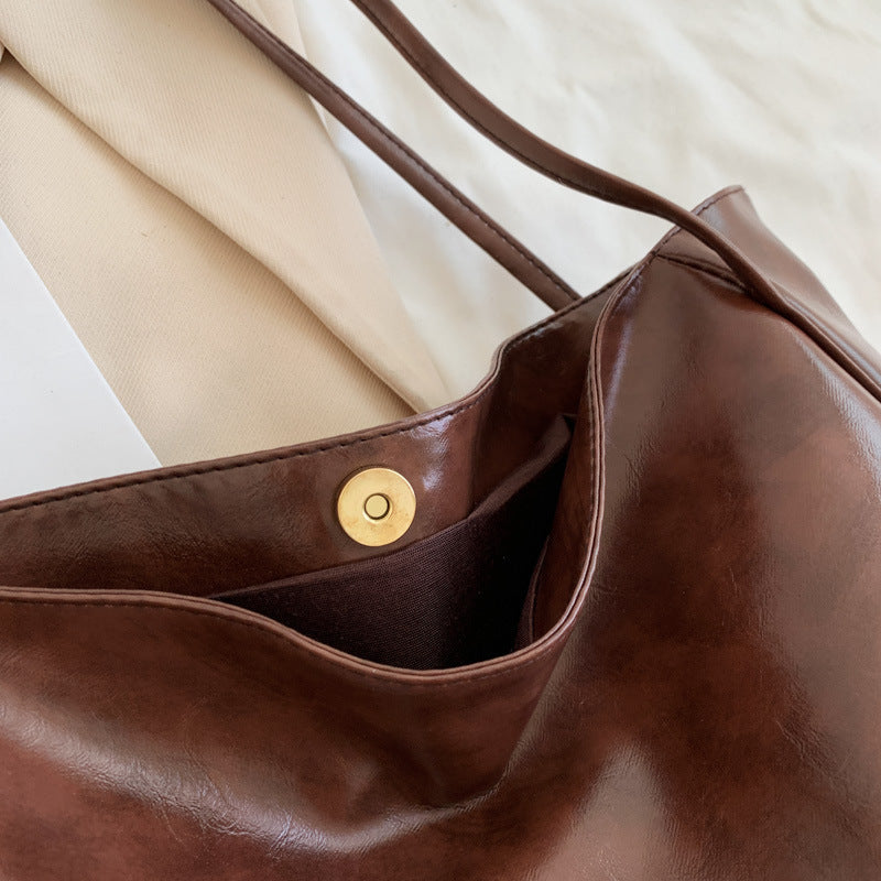 Sac seau portable à la mode rétro décontracté pour femme - Vogalia