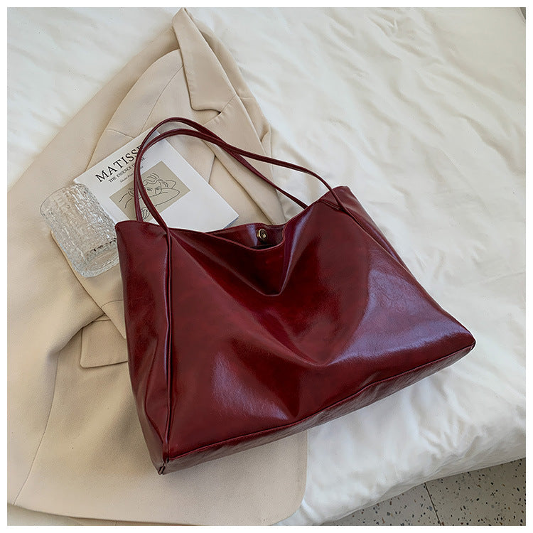 Sac seau portable à la mode rétro décontracté pour femme - Vogalia