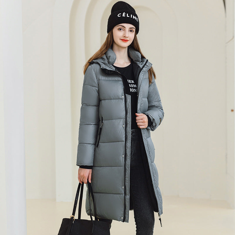 Manteau d'Hiver Long à Capuche - Élégance et Chaleur Assurées - Vogalia