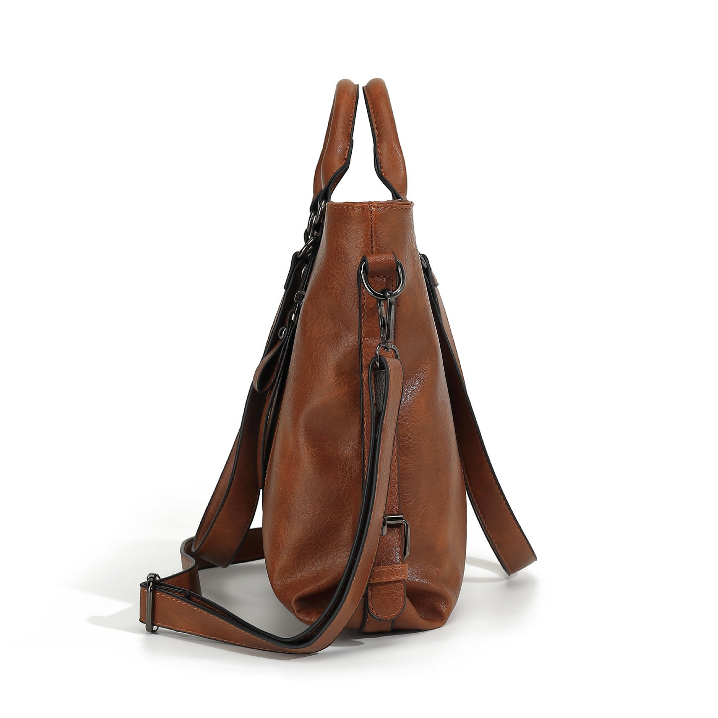 Sac Tote grande capacité en cuir souple – bandoulière simple