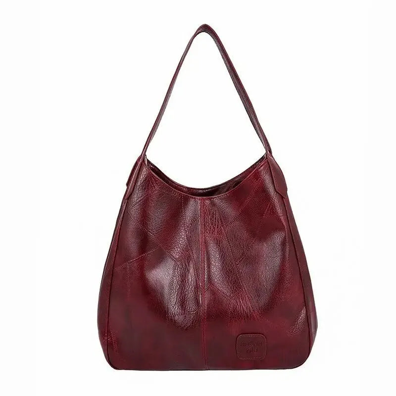 Sac à bandoulière en cuir de grande capacité pour femmes - Vogalia