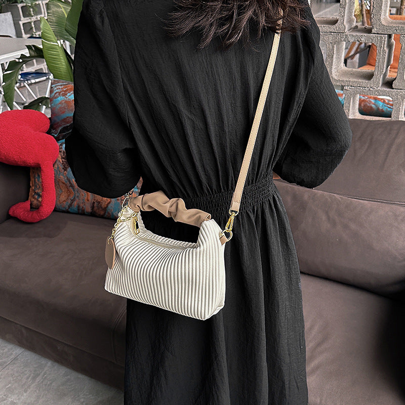 Sac à Main Femme Rayé Vertical Cuir PU