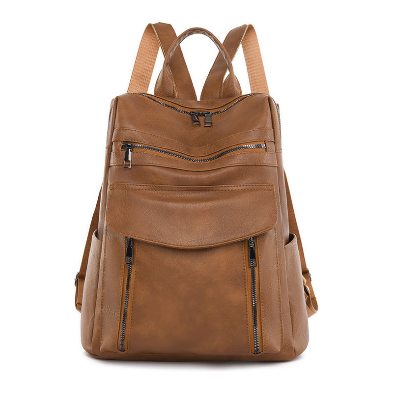 Sac à dos rétro en PU pour femmes - Élégance et style à porter au quotidien - Vogalia
