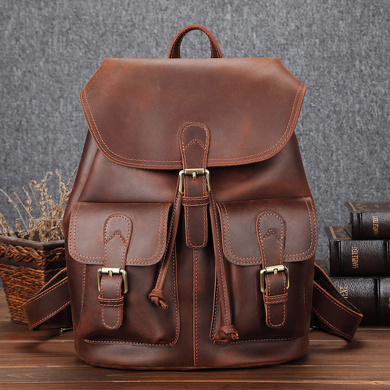 Sac de Voyage Cuir Grande Capacité 55L