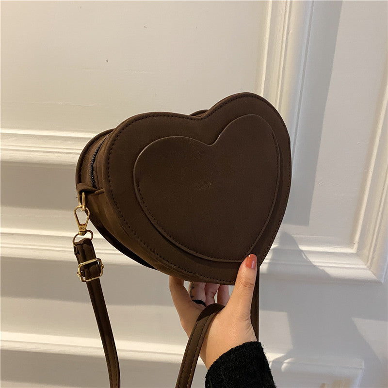 Sac en forme de cœur pour femme – Cuir PU tendance