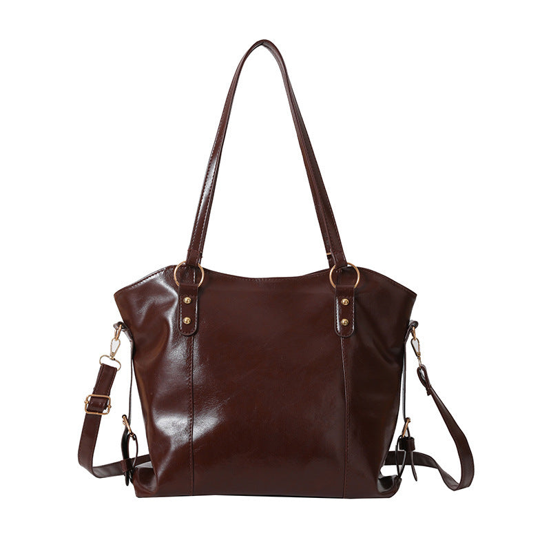 Sac à Épaule Rétro Femme – Grande Capacité & Élégance Vintage