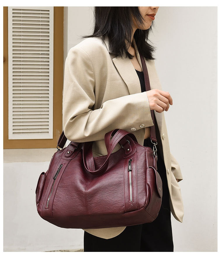 Sac Bandoulière Femme Rétro – Grande Capacité