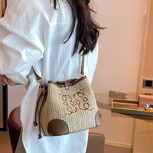 Sac à main paille 