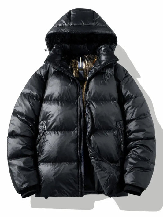 Doudoune Gertrude homme couleur noire vue de face