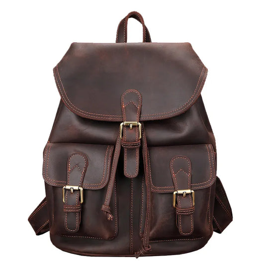 Sac bandoulière cuir homme marron messenger professionnel élégant