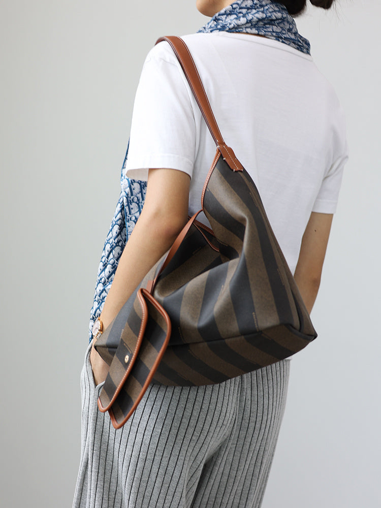 Sac à épaule en cuir pleine fleur pour femme