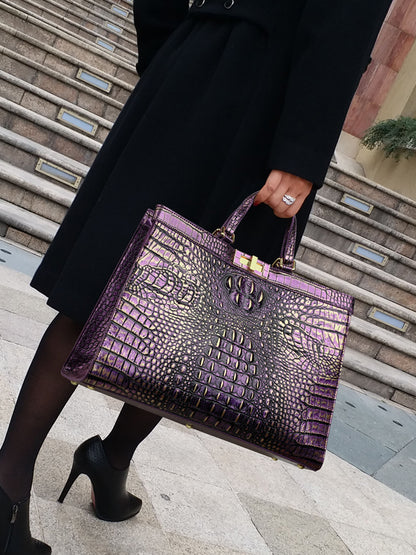 Sac épaule PU dégradé détail
